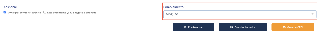 Vista señalando donde se encuentra el complementoVista señalando donde se encuentra el complemento